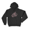 P Pop Culture Rose Unisex Hoodie Black