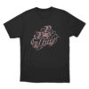 P Pop Culture Rose Unisex T Shirt Black