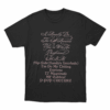 P Pop Culture Tracklist Unisex T Shirt Black