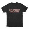 P Pop Culture Unisex T Shirt Black